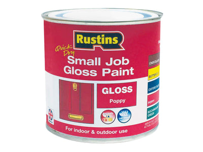 Rustins Quick Dry Small Job Gloss Poppy 250ml
