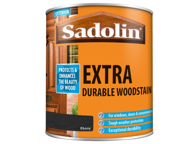 Sadolin Extra Ebony Wood Stain 1L