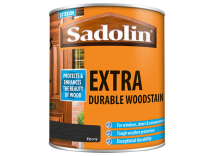 Sadolin Extra Ebony Wood Stain 1L