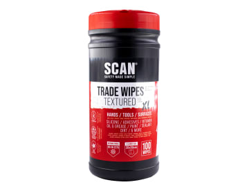 Scan Heavy-Duty Trade Wipes Tub 100