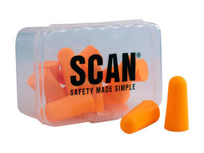 Scan Tapered Foam Earplugs 6 Pairs EC-1003A