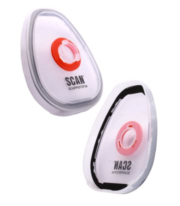 Scan Twin Half Mask P3 Particle Filter Adaptor Pack 2