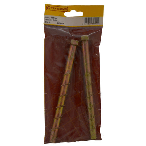 Centurion M12 x 150mm Thunder Bolts Pack Of 2 SE444P
