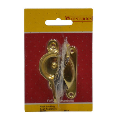 Centurion 60mm PB Locking Fitch Pattern Sash Fastener SL22P