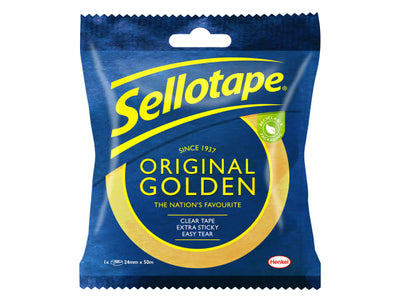 Sellotape Original Golden Tape 24mm x 50m