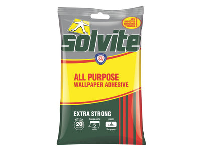 Solvite All Purpose Wallpaper Adhesive 5 Roll