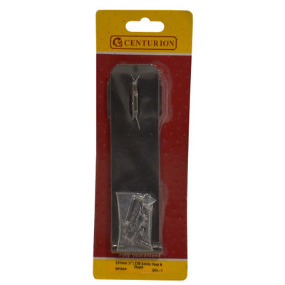 Centurion 150mm EXB Safety Hasp & Staple Black SP50P