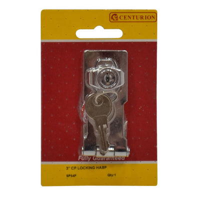 Centurion 75mm Cylinder Locking Hasp SP54P