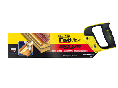 Stanley FatMax Tenon Back Saw 360mm (14in) 13 TPI