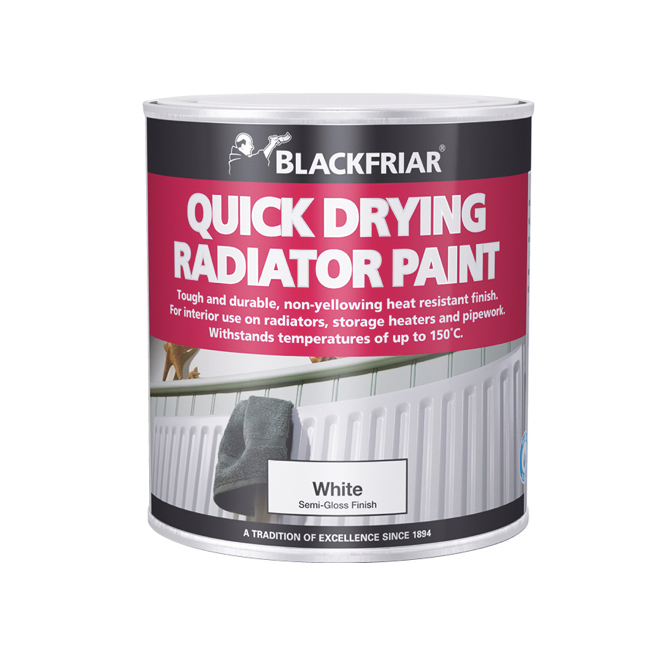 Blackfriar Quick Dry Radiator Paint White 500ml