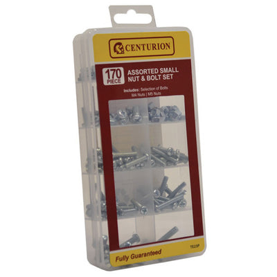 Centurion Assorted Small Nut & Bolt Set 170pc TE23P