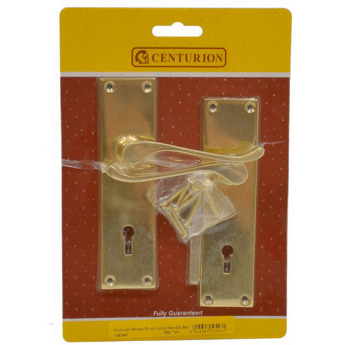 Centurion Victorian Scroll Lever Lock Handle 140mm VB34P