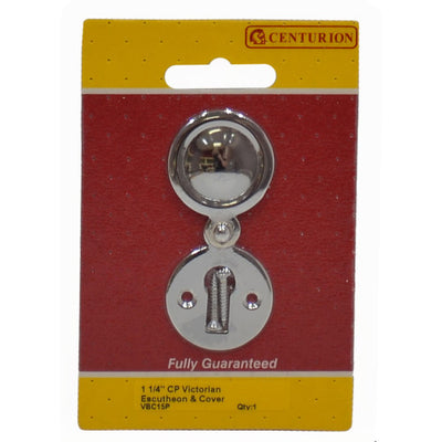 Centurion Chromed Escutcheon with Cover 35mm VBC15P