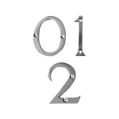 Centurion 75mm (3") CP Victorian No 1 Door Number VBC71P