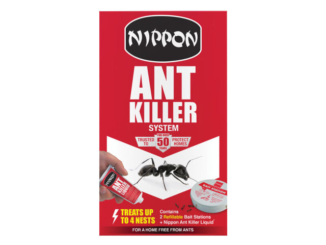 Nippon Ant Control System 2 Traps & 25g Liquid