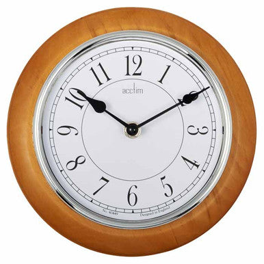 Acctim Newton Wall Clock Light Wood 24581