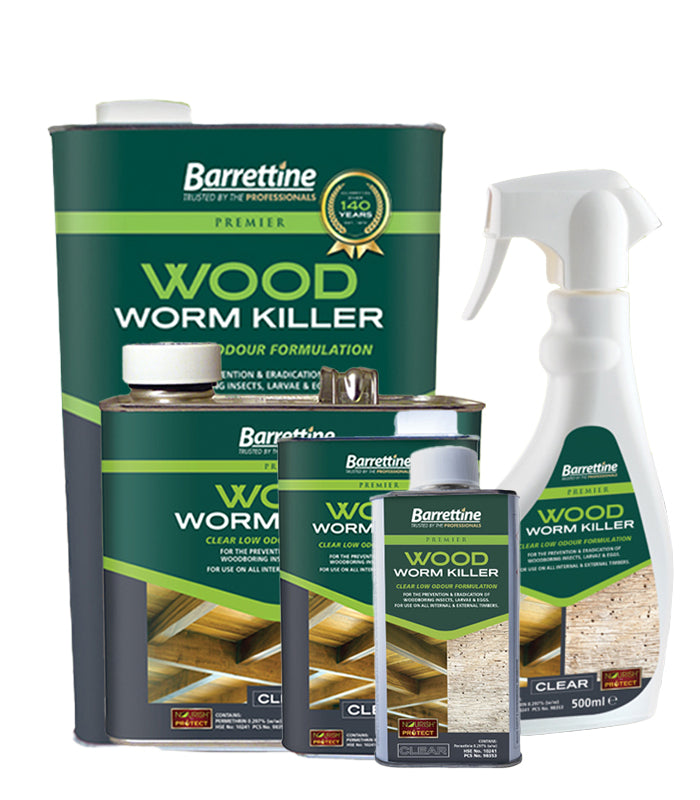 Barrettine Woodworm Killer Spray 500ml SPWW.50