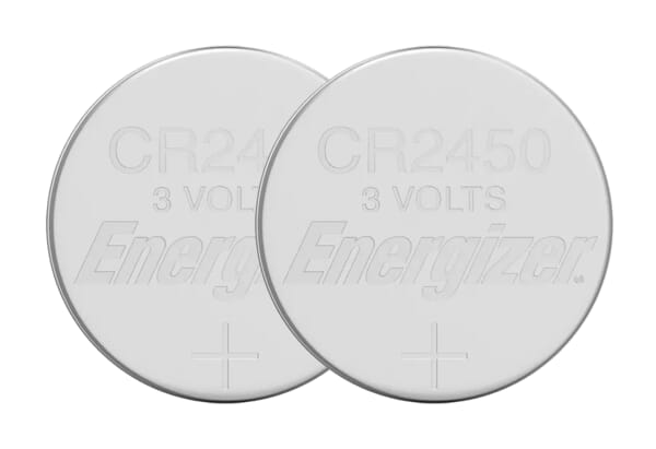Energizer CR2450 Lithium Battery Card x 2