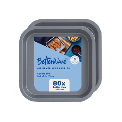 Betterware Air Fryer Tray Square 17cm x 2 71100