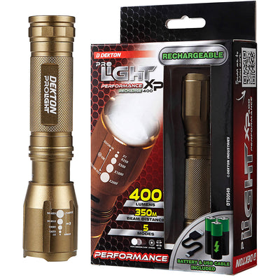 Dekton XP400 Rechargeable Torch DT50549