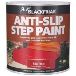 Blackfriar Slip Resist Step Paint Tile Red 500ml