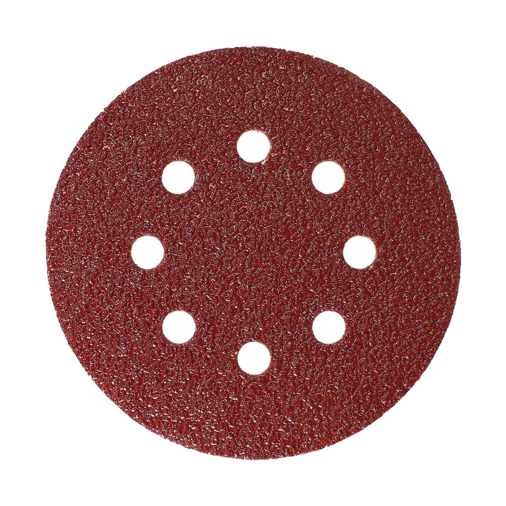 Hook & Loop Sanding Disc 125mm 8 Hole P60 x 5 008135