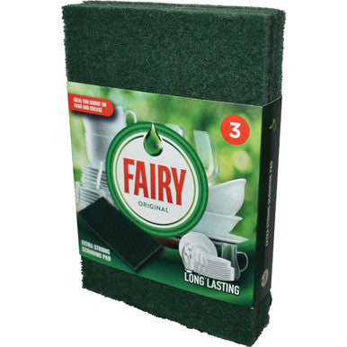 Fairy Extra Strong Scouring Pad 3pk 518939