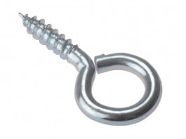 Screw Eyes ZP 65mm x 14 Gauge Pack 10