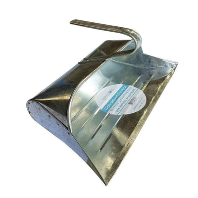 Buffalo Metal Hooded Dustpan Galvanised 1601-GA