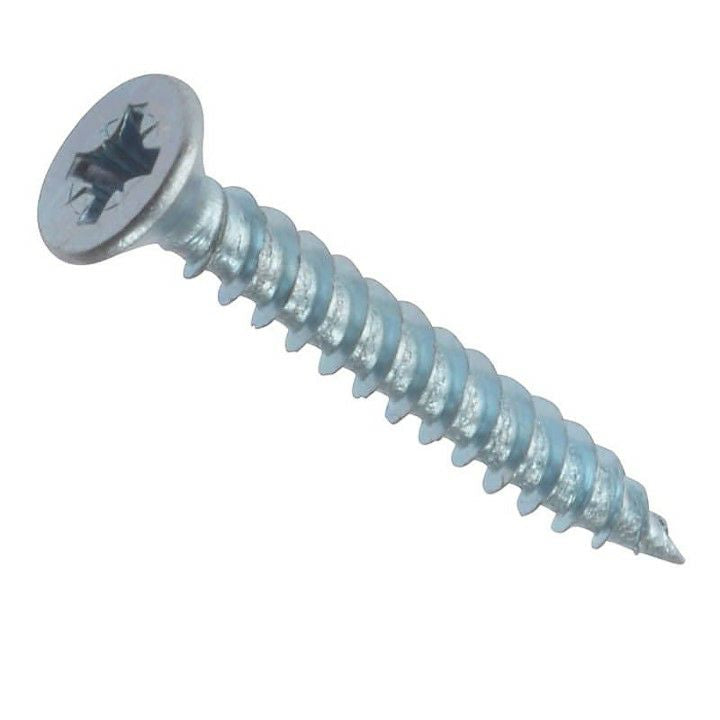 Forgefix Pozi Screw CSK 1.3/4in x 6 Black ZP Box 200