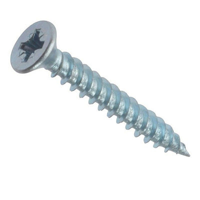 Forgefix Pozi Screw CSK 1.3/4in x 6 Black ZP Box 200