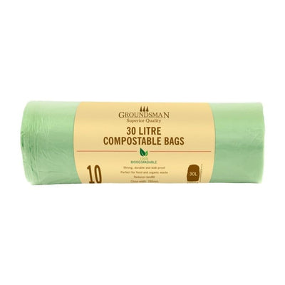 Groundsman Compostable Bag 30L Roll 10