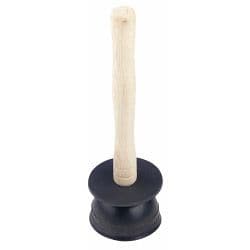 Hill Brush Medium Force Cup Sink Plunger 10" Handle