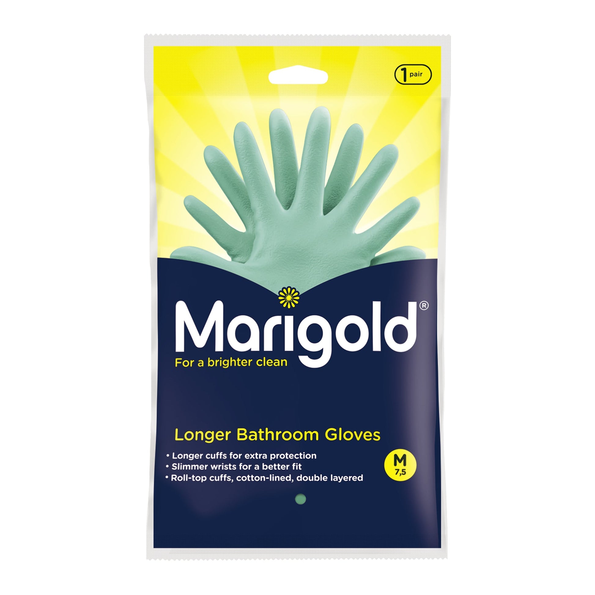 Marigold Bathroom Gloves Medium Green