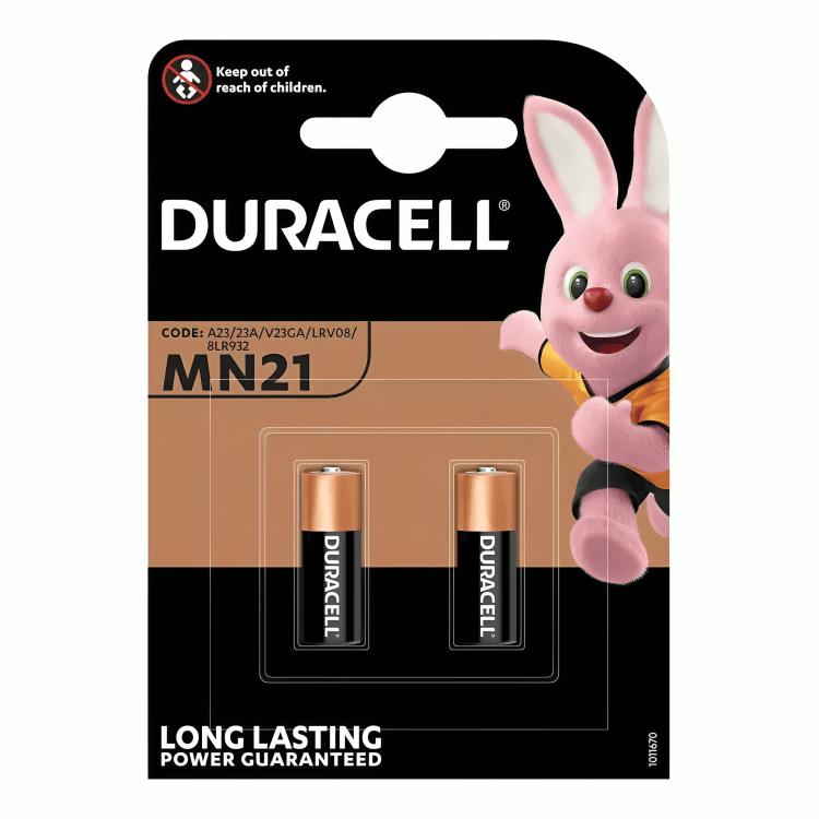 Duracell MN21 12V Alkaline Battery x 2 S5738