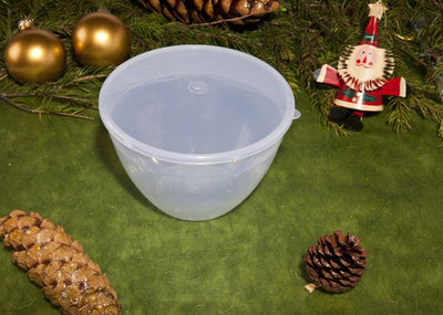 Just Pudding Basins & Lid 1 Pint 570ml Clear 109CLEAR