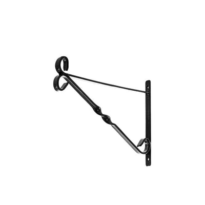 Leecroft Hanging Basket Brackets Black 10 Inch 4055-10B