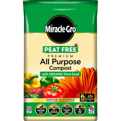 Miracle-Gro All Purpose Organic Peat Free Compost 40L