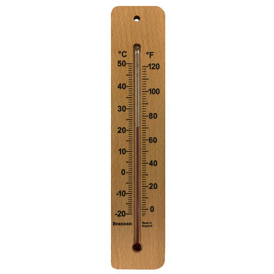 Brannan Wooden Wall Thermometer Butterfly 215mm 14/223/3