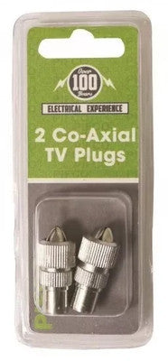 Lyvia Coax Plugs x 2 7073/2NB