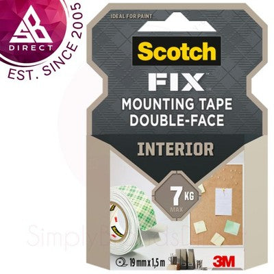 Scotch Fix Interior Mounting Tape 7kg 1.5m 5278
