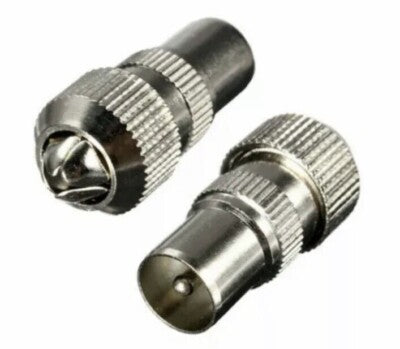 Lyvia Coax Plugs x 2 7073/2NB