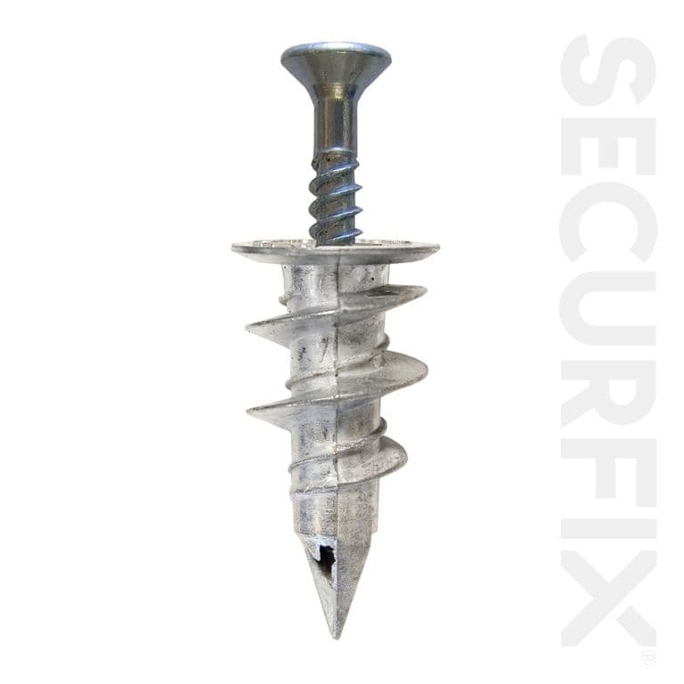 Securfix Heavy Duty Self-Drilling Fixings with Screws 6 Pack