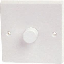 Securlec Square 1 Gang 2 Way Dimmer Switch Square Edge