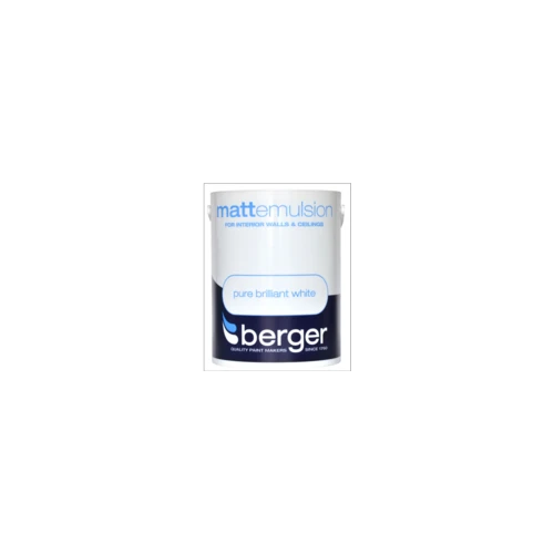 Berger Matt Emulsion Brilliant White 10L
